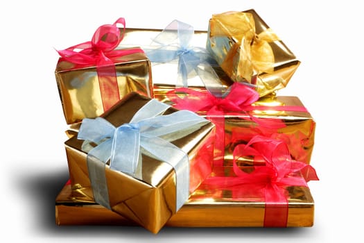 golden color giftbox