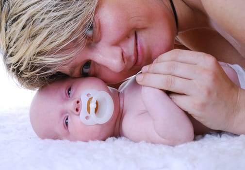 Mother and son