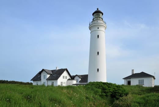 Lighthouse in the north of Denmark.