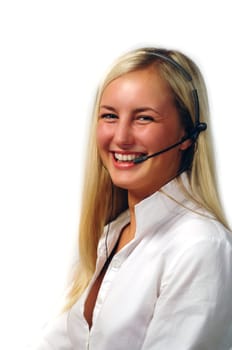 Beautiful Telephonist