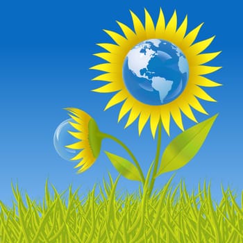 Earth flower