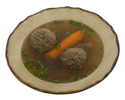 Soup with liver dumplings