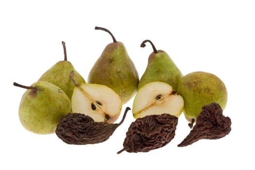 Pears and dried pears