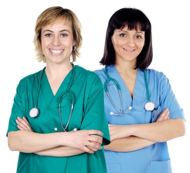 Two doctor women