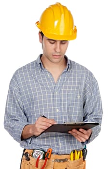 Young construction worker