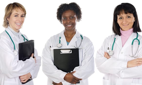 Multi-ethnic medical team