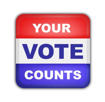 button for American presidential elections