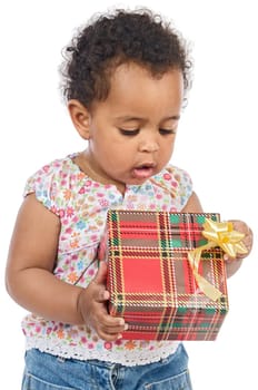 Baby with a gift