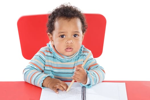 adorable baby student