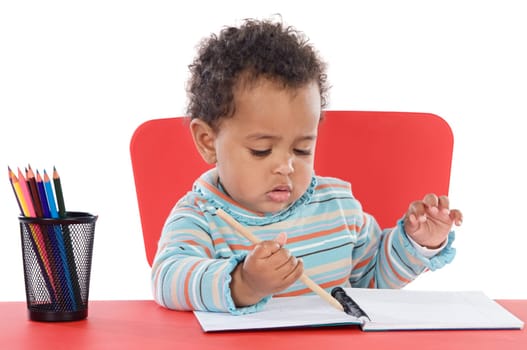 adorable baby student