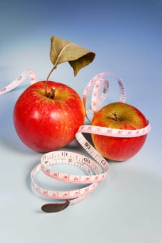 Apple and Tape Measure