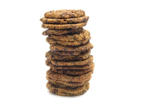 Selfmade orange chocolate-cookies