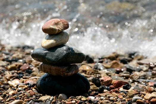 pebble Stones in balance