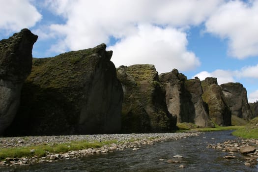 canyon walls