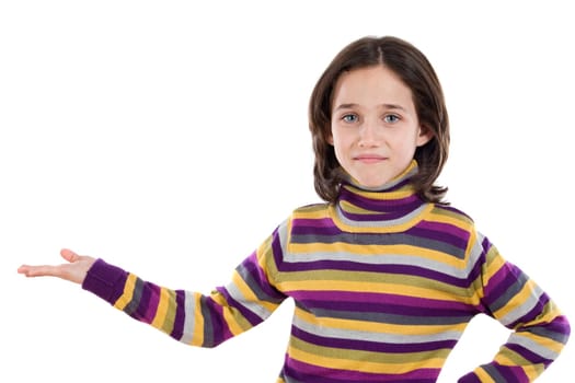 Girl with the outstretched hand