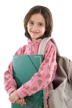 Adorable student girl