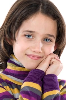 Portrait of adorable girl
