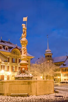 Niklaus Thut Fountain in Zofingen