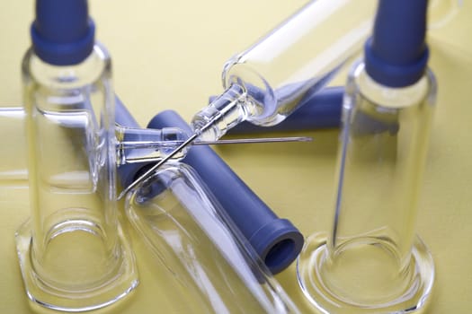 Pharmaceutical syringes