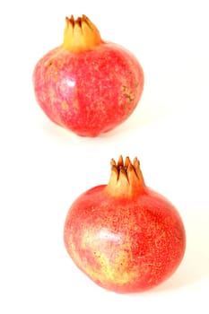 two pomegranate