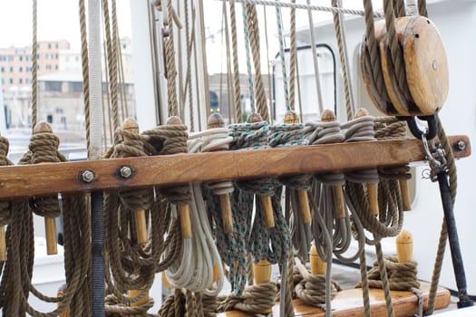 Detail of sailing