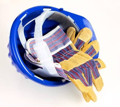 helmet and gloves background