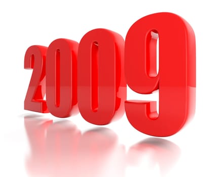 2009 new years background
