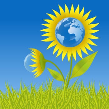 Earth flower
