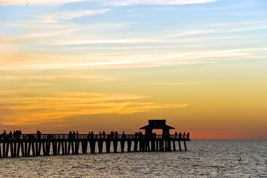 Sunset in Naples,Florida,USA