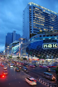 One night in Bangkok Centrum MBK