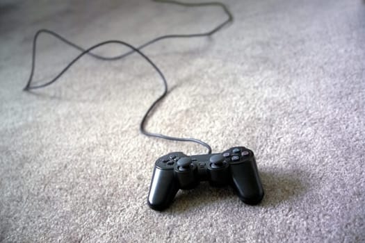 Gamepad on floor