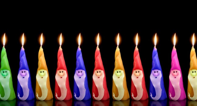 Santa Clause candles