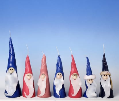 Santa Clause candles