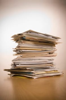 stack of papers