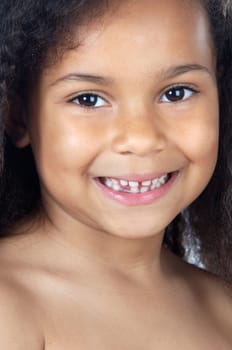 adorable girl smiling