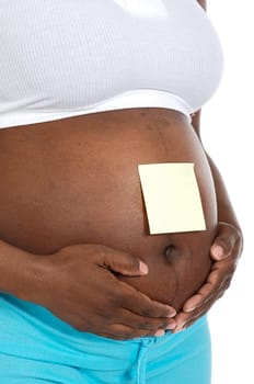 Attractive pregnant woman