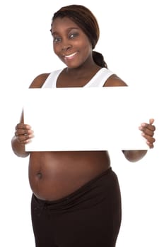 Attractive pregnant woman