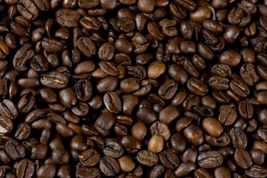 Texture, coffee beans