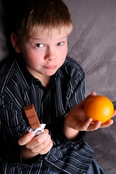 Chocolate or orange