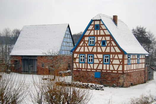 Half-timbered house