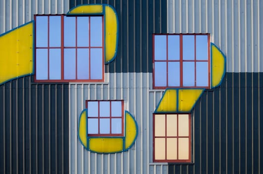 Windows and façade,artfully designed