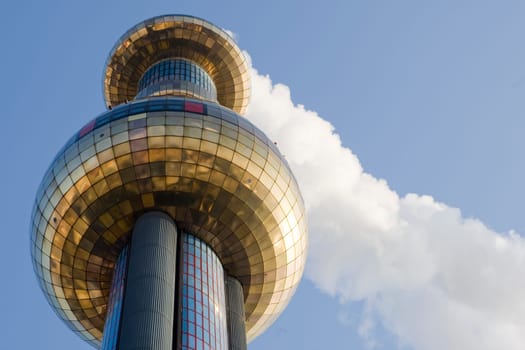 District heating Vienna from Hundertwasser
