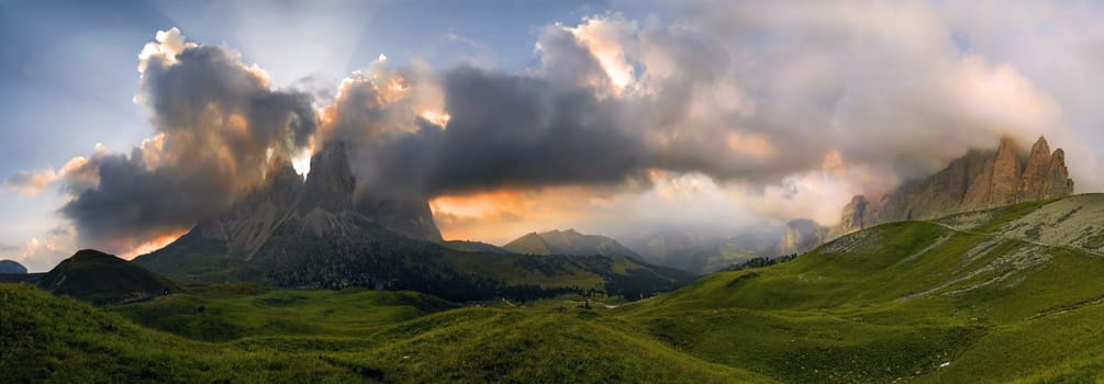 Sassolungo panorama