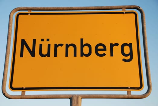 Nuremberg Town Sign Sign