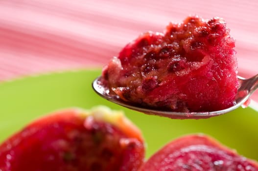 red prickly pears