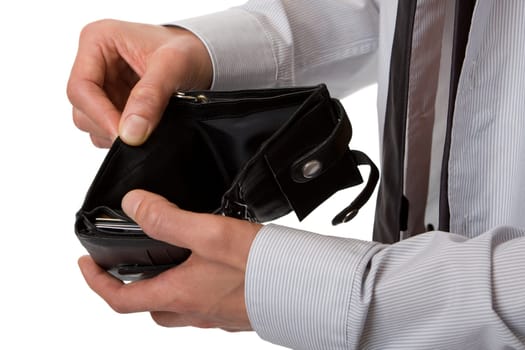 no money in the wallet