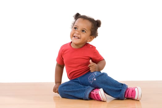 Adorable african baby