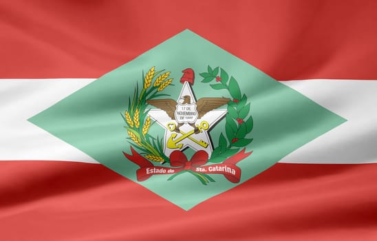 Flag of Santa Catarina - Brazil