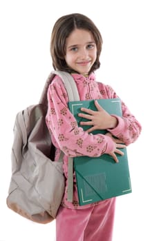 Adorable student girl