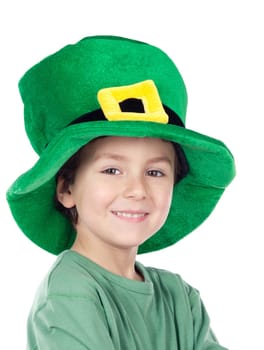 Child whit hat of Saint Patrick